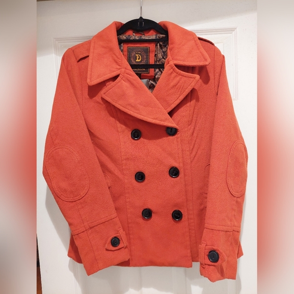 Dollhouse orange peacoat jacket - Picture 5 of 6